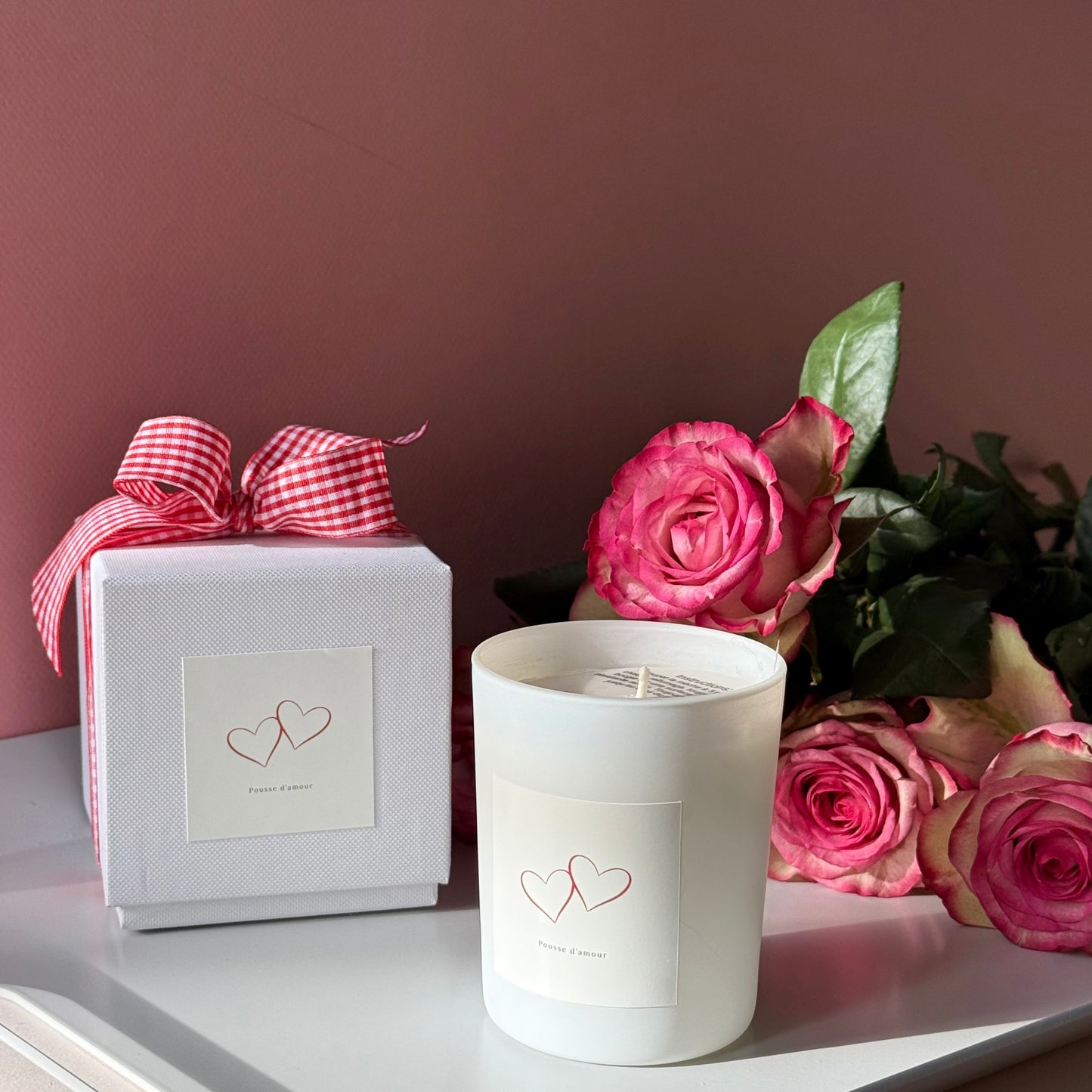 Bougie à la rose - Edition spéciale